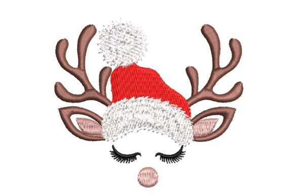 A Designer's Review: Reindeer Christmas Embroidery Design