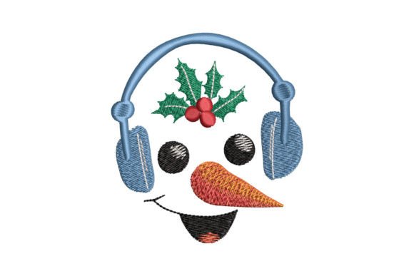 A Designer's Review: Snowman Face with Headphones