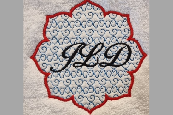 A Versatile Background Design for Embroidered Products