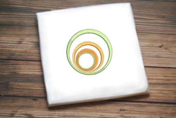 Creative Fabrica Review: Decorative Multicolored Circles Embroidery