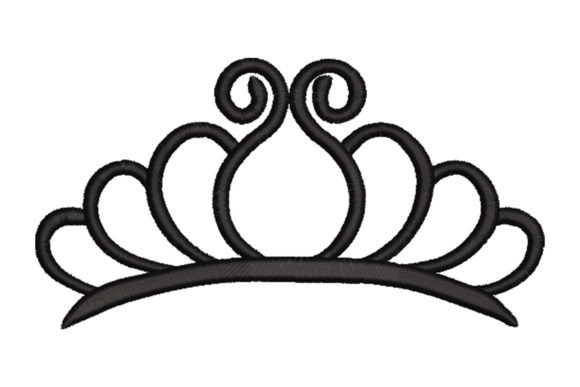 Crown: A Regal Embroidery Design for Premium Handmade Products
