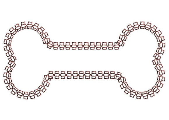 Evaluating the Dog Bone Embroidery Design for Boutique Sweatshirts
