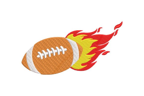 Flames and Leather: A Designer's Review of the Football Embroidery Design
