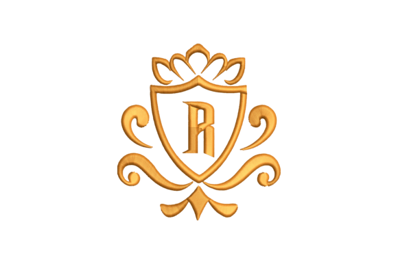 Monogram Letter R: A Review for Practical Embroidery Use