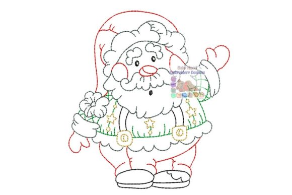 Santa Multicolor Character: A Designer's Review for Boutique Apparel