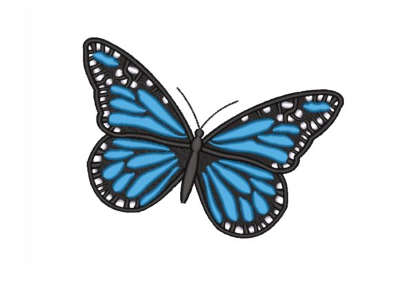 The Blue Butterfly Embroidery: A Fresh Design for Personalized Gifts